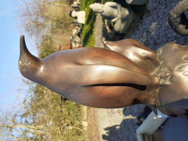 Photo BRONZE ANIMALIER SIGNE SUR SOCLE (le pingouin et son petit). image 3/6