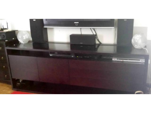 Photo Buffet Roche Bobois Glassbox Wenge bois/verre image 3/3