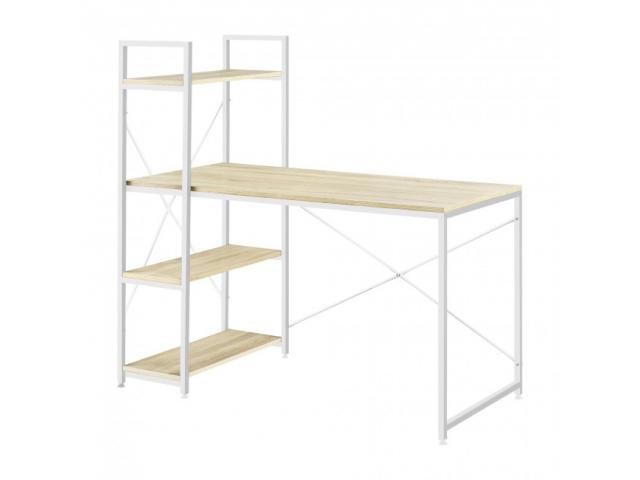 Photo Bureau style industriel chêne et blanc bureau contemporain bureau professionnel bureau moderne burea image 3/4