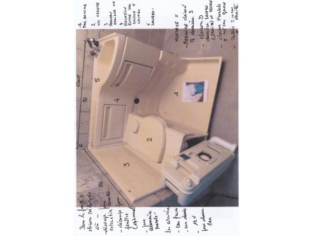 Photo Cabinet Toilette Complet Camping-Car prix négociable image 3/3