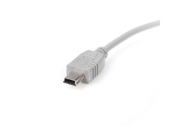 Photo CABLE de LIAISON USB / MINI USB BLANC 1,50 m image 3/3