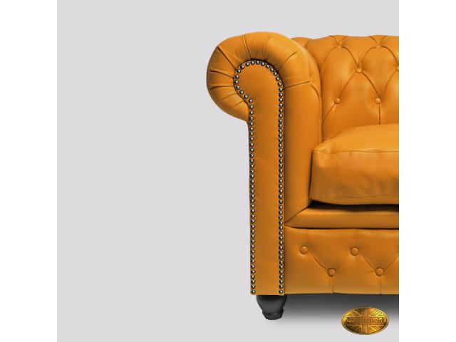 Photo Canapé Chesterfield Brighton FT 2 places Jaune image 3/4