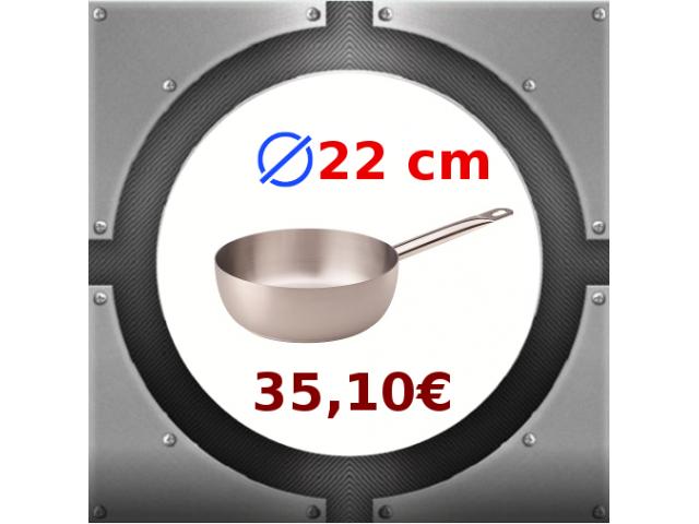 Photo casserole conique inox 18 cm Pentole Agnelli ustensile cuisine image 3/4