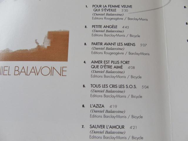 Photo CD Daniel BALAVOINE image 3/4
