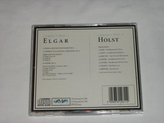 Photo CD double Elgar & Holst image 3/3