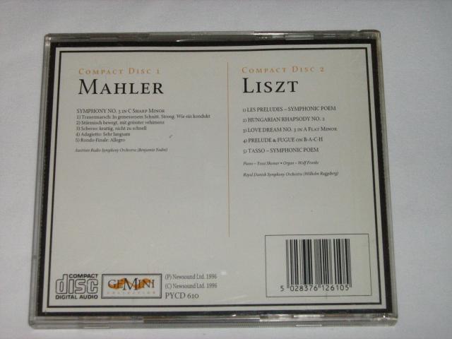 Photo CD double Mahler & Liszt image 3/3