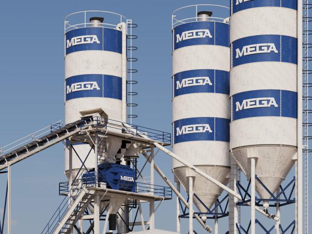 Photo CENTRALE A BETON 90 m3 – MELANGEUR A DOUBLE ARBRE (ITALIEN) image 3/6