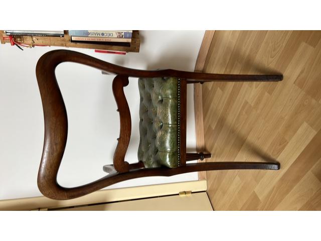 Photo Chaise de bureau en acajou de style victorien image 3/6