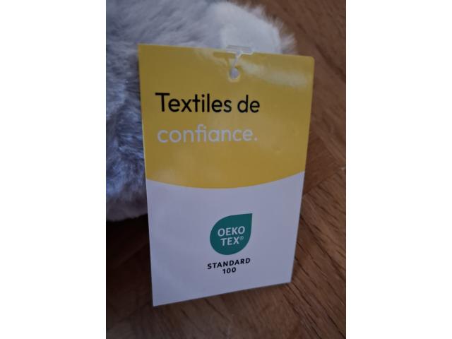 Photo Chat en peluche Oekotex neuf/Ökotex-Kuschelkatze neu image 3/3