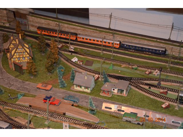 Photo Collection de trains Märklin + rails + décors image 3/6