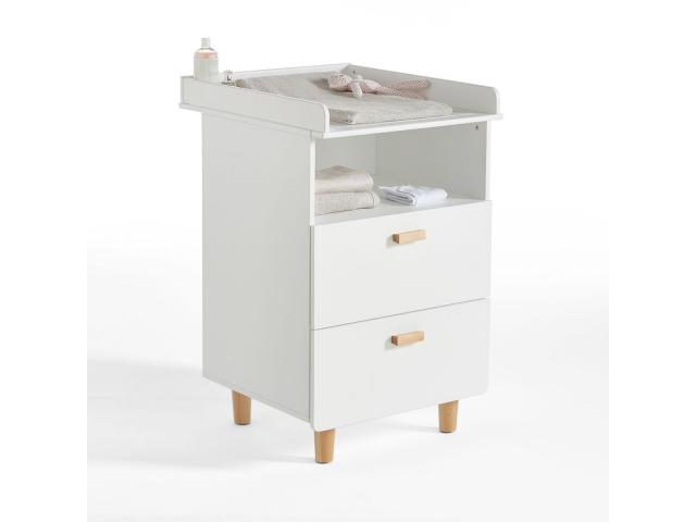 Photo Commode / Table langer blanche armoire montessori meuble Montessori lit Montessori bibliotheque Mont image 3/4