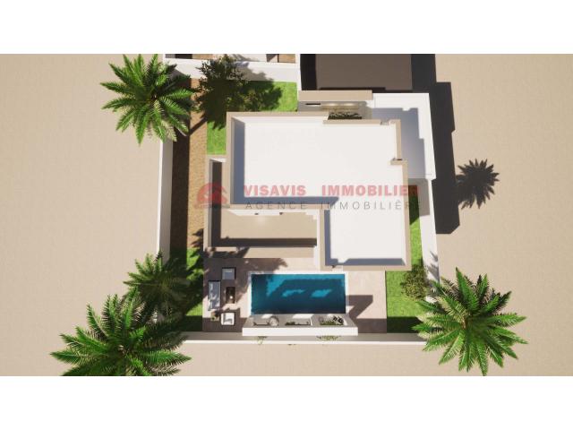 Photo Construire villa avec piscine à Djerba en Tunisie ZU - titre bleu image 3/6