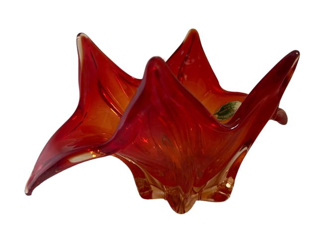Photo Coupe en verre de Murano rouge image 3/6