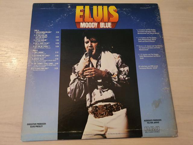 Photo disque vinyl 33 tours Elvis Moody blue collector image 3/3