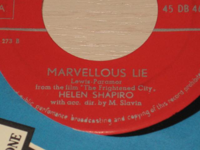 Photo Disque vinyl 45 tours helen shapiro image 3/3