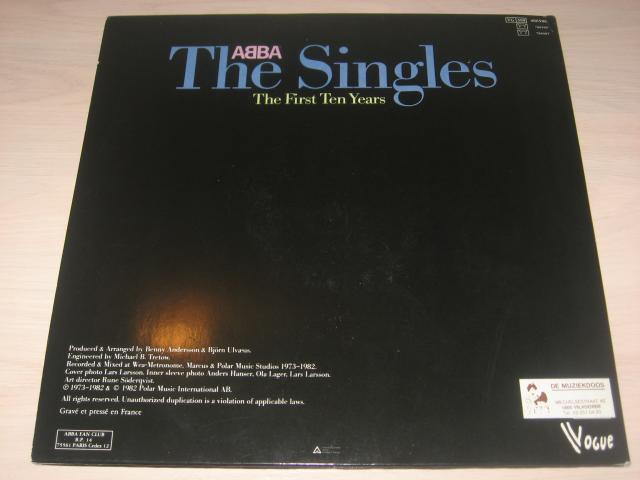 Photo Doubles disque vinyl 33 tours abba The singles image 3/3