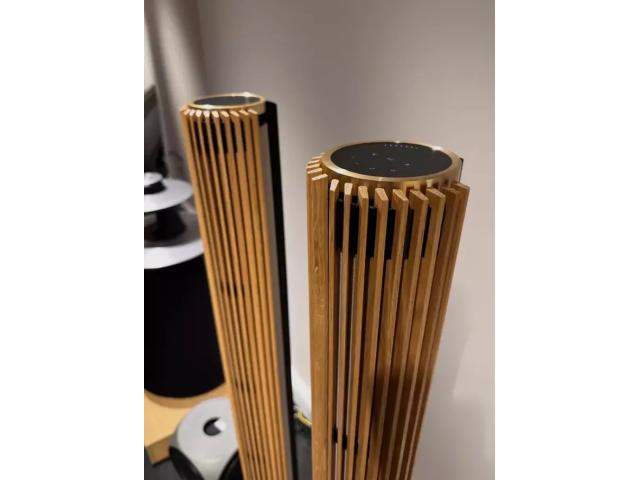 Photo Enceintes Bang & Olufsen BeoLab 28 ton or et chêne image 3/3