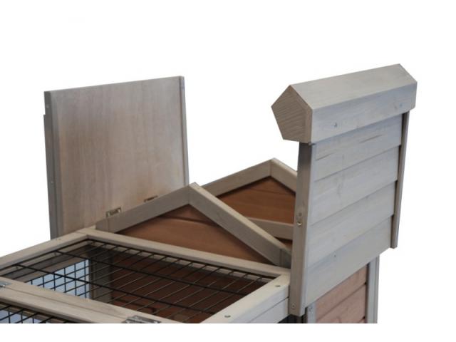 Photo Enclos lapin + abri intérieur extérieur cage lapin en bois enclos lapin cage lapin enclos rongeur ca image 3/3