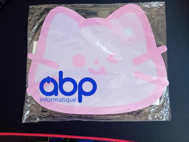Photo ensembles clavier chat + tapis rose de souris image 3/5