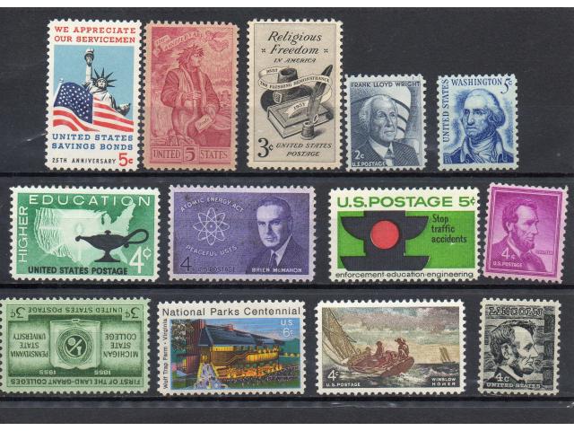 Photo Etats-Unis timbres divers image 3/6
