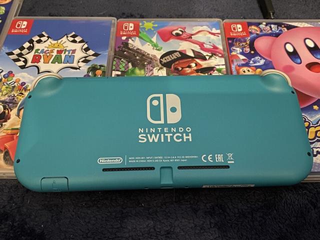 Photo Excellent état ! Nintendo Switch Lite Système Portable - Turquoise image 3/5