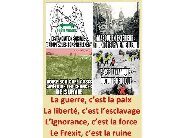 Photo Expo : @UrticaUrtica, dessina le monde "merveilleux" d’E. Macron & des bellicistes ! image 3/6