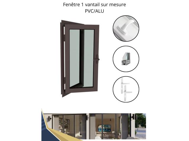 Photo Fenêtre 1 vantail sur mesure PVC: Élégance éco-responsable image 3/3