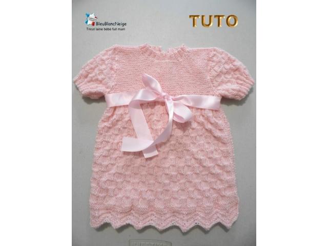 Photo Fiche tricot bebe, robe et bloomer ou culotte bb, explications pdf image 3/4