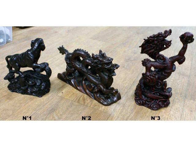 Photo figurine de dragon ou tigre - H: 13 à 21 cm image 3/3