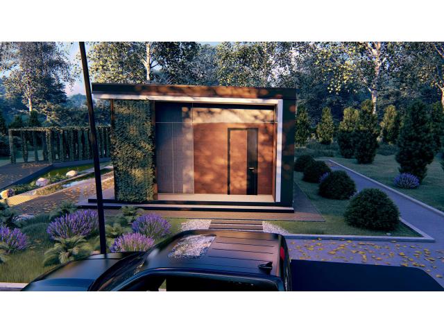 Photo Frame Panel Modular House with 22.7 m² Terrace image 3/5
