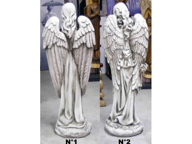Photo grande statue d'ange en résine - H: 83 ou 101 cm image 3/4