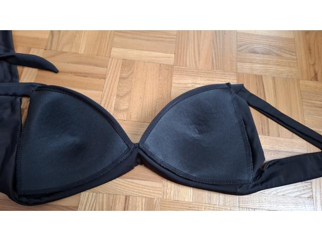 Photo Haut de maillot de bain noir à nouer image 3/3