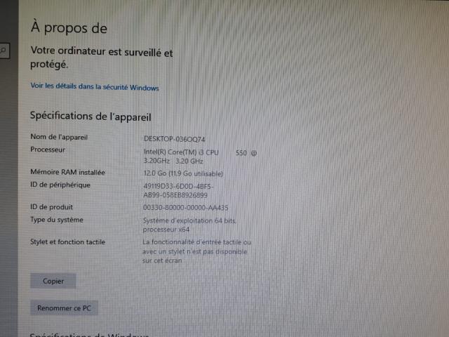 Photo HP Z200 WorkStation Intel Core i3-Ram 12 Go image 3/3