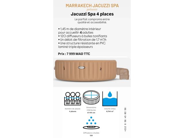 Photo JACUZZI SPA INTEX 4 PLACES image 3/5