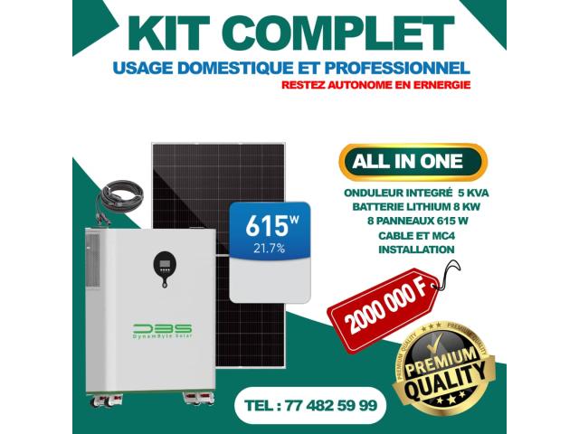 Photo KIT SOLAIRE  POUR MAISON & BUREAU DISPONIBLE image 3/3