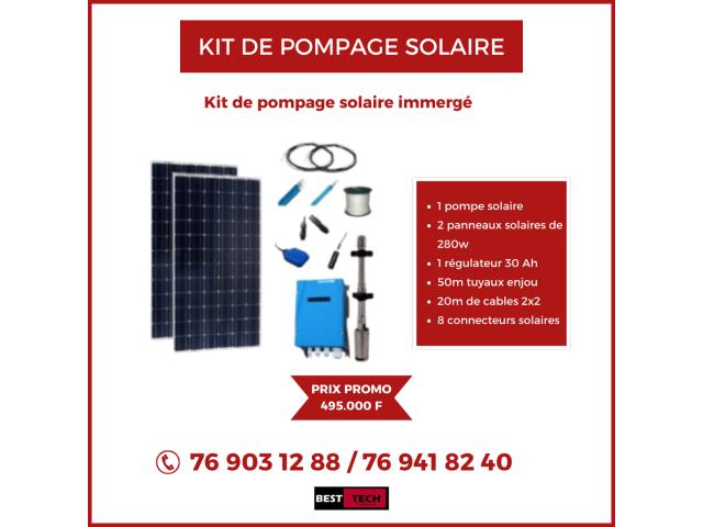 Photo KITS DE POMPAGES SOLAIRE 1,5M3  ET 3,5M3 AU SENEGAL DISPONIBLE. image 3/3
