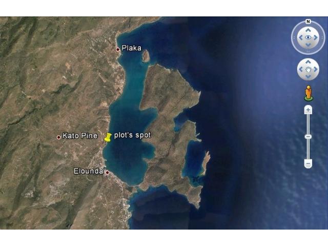Photo LA MER A VOS PIEDS Terrain 6.100m2, Baie de ELOUNDA, Crète, Grèce image 3/6