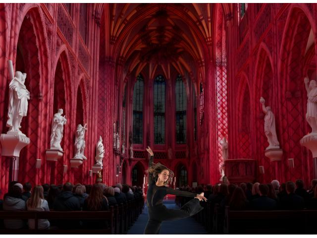 Photo Le Secret - spectacle immersif sur 270° alliant artistes et vidéo-mapping image 3/6