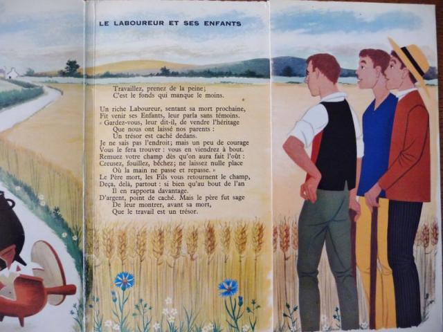 Photo Livre disque vinyl Fables de La Fontaine image 3/4