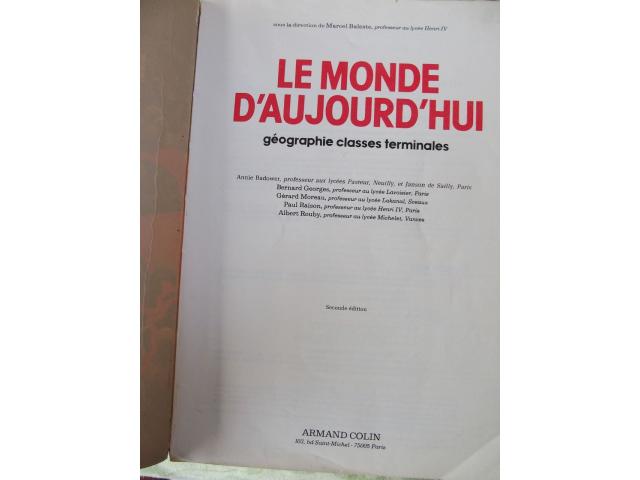 Photo Livre GEOGRAPHIE Le Monde d'Aujourd'hui image 3/6
