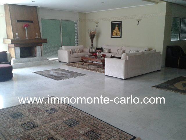 Photo Location villa  haut standing avec piscine à Souissi RABAT image 3/4