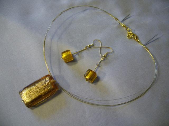 Photo LOT BIJOUX, PERLES de VERRE façon MURANO image 3/3