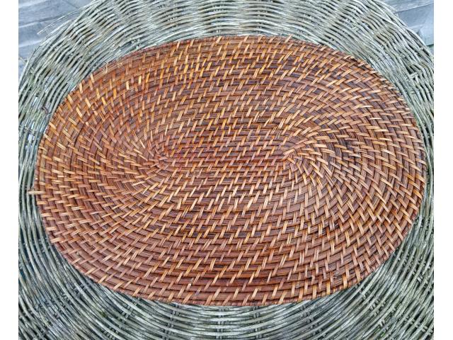Photo Lot de 6 set de table en rotin image 3/4
