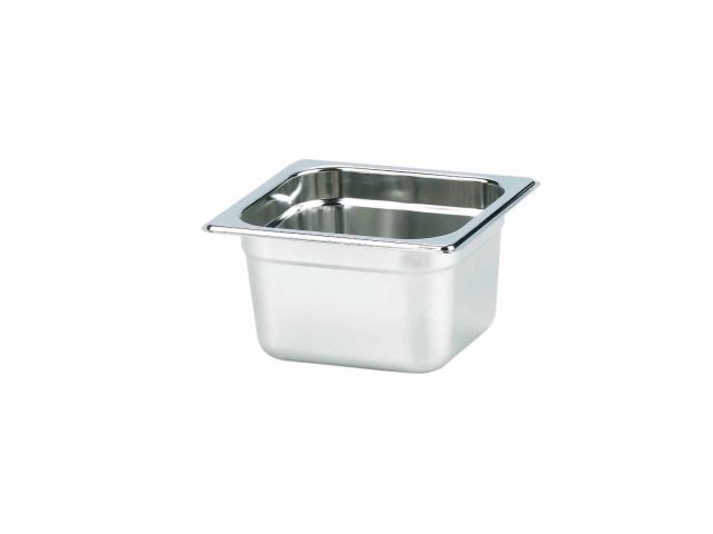 Photo Lot de bacs en inox pour saladette image 3/6