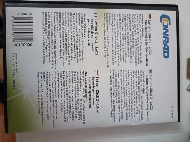 Photo Lot de carte relais + logiciel de commande image 3/3