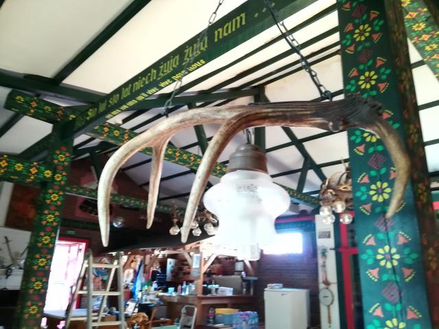 Photo LUSTRE EN CORNE DE CERF VERITABLE image 3/3