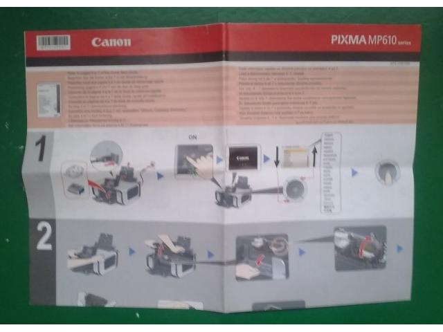 Photo MANUEL et CD D INSTALLATION CANON PIXMA MP610 image 3/3
