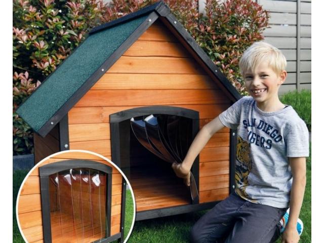 Photo Niche XXL toit ouvrant niche avec toit bitume niche chien abri chien cabane chien niche xl image 3/3
