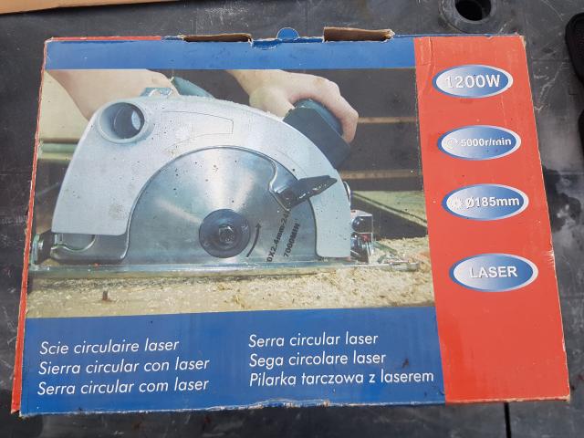 Photo offre de location d'une scie circulaire laser Practyl, 1200w, 5000r/min, diamètre 185 mm, filaire, a image 3/3