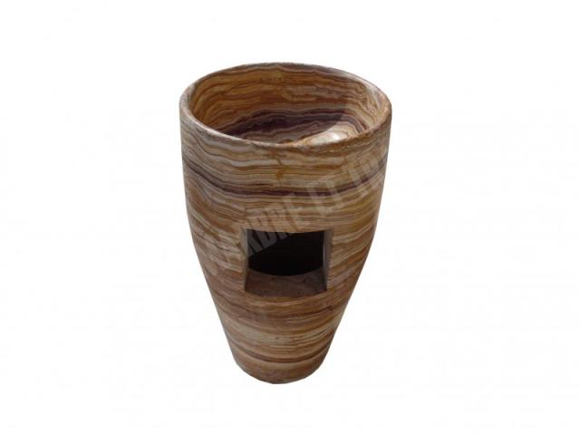 Photo Onyx Miel Piédestal Vasque image 3/5
